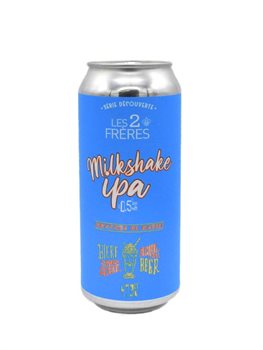 Les 2 Frères Milkshake IPA Sans Alcool - Broue Ha Ha