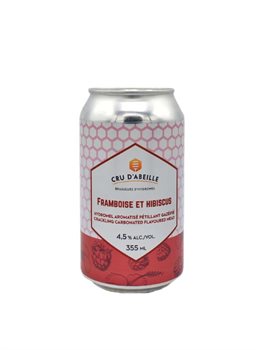 Cru d'abeille - Hydromel Framboise et Hibiscus