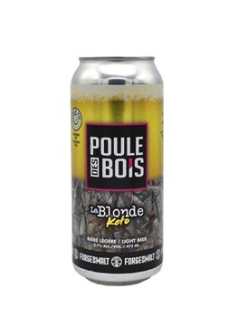 Forge du Malt Poule des Bois - La Blonde Keto - Broue Ha Ha