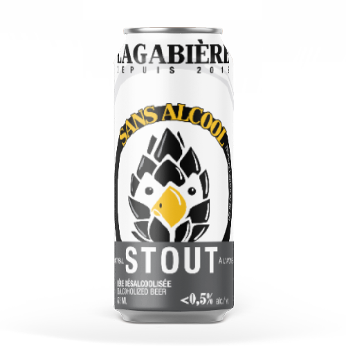 Lagabière Ta Stout Sans Alcool - Broue Ha Ha