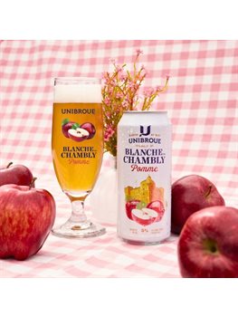 Unibroue Blanche de Chambly - Pomme et Eau de Rose - Broue Ha Ha